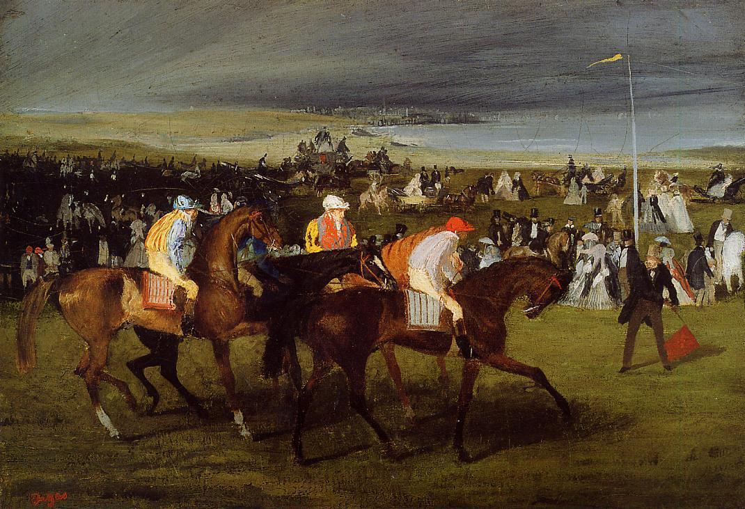 At the Races. the Start 1862